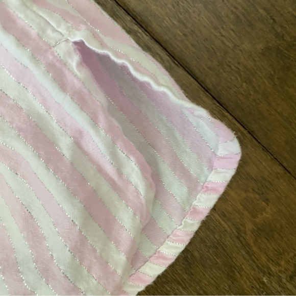 Victoria’s Secret pink striped dress shirt size medium - Picture 7 of 8